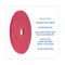 Boardwalk Buffing Floor Pads, 18" Diameter, Red, PK5 BWK4018RED - alternate 6